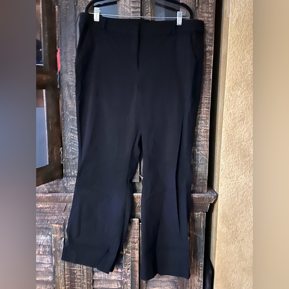 Lane Bryant - The Ashley Black stretchy dress pants 22 Regular EUC